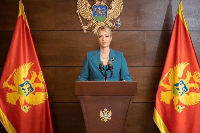 La presidenta del Parlamento de Montenegro, Danijela Durovic