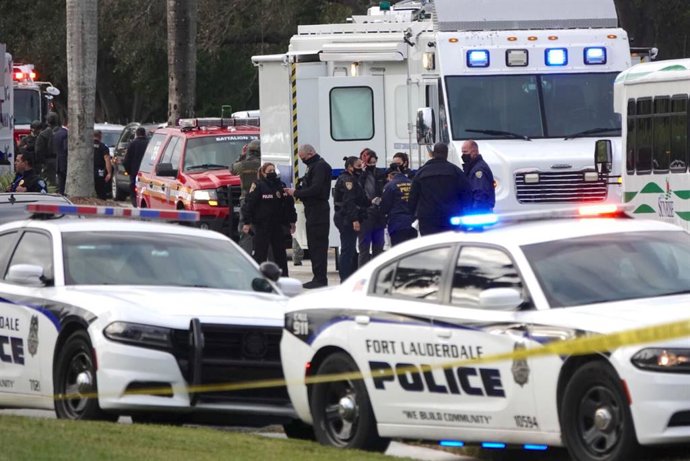 Archivo - Arxivo - Imatge d'arxiu del FBI a l'escena del crim en Sunrise, Florida