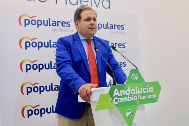 Archivo - El portavoz del PP en la Diputación de Huelva, Juan Carlos Duarte.