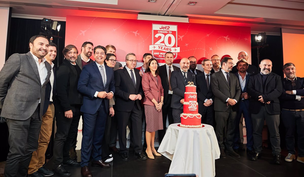 Jet2.com celebra 20 años en España siendo la segunda aerolínea que más británicos trae a España