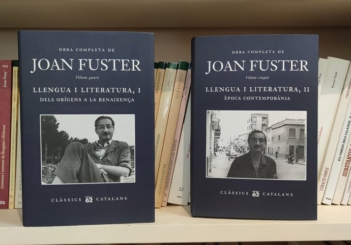 'Llengua i literatura, I: dels orígens a la Renaixena' y 'Llengua i literatura, II: poca contempornia', volúmenes cuarto y quinto de la Obra Completa de Joan Fuster, coeditada por la universidad, la Institució Alfons el Magnnim y Edicions 62.  