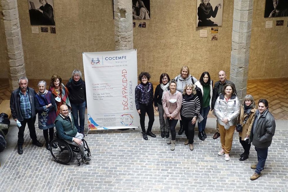 Archivo - Cocemfe Navarra batió en 2022 su récord de atenciones y apoyó a 3.000 personas con discapacidad.