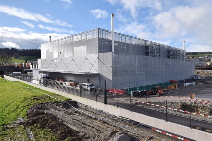 Archivo - The first high-performance data center on the Green Metro campus in Zurich goes into operation today. Datacenter M is one of the most modern and energy-efficient data centers in Switzerland.
