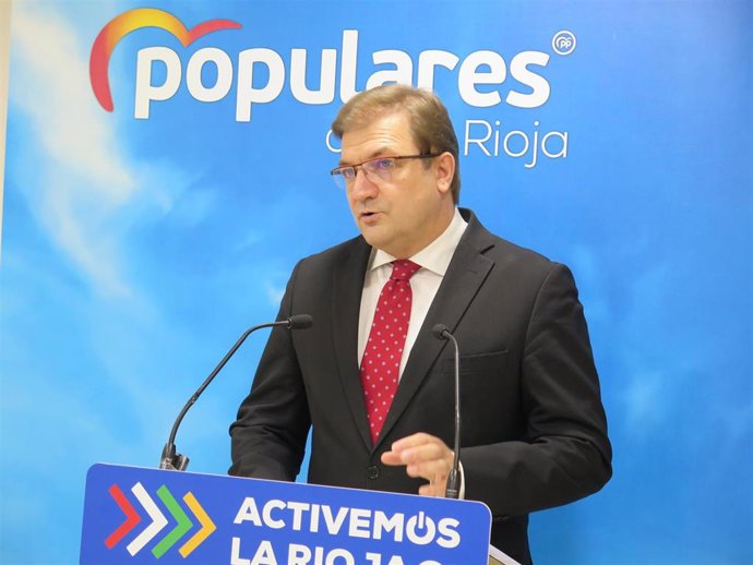 Archivo - El Secretario General del PP de La Rioja, Alberto Bretón