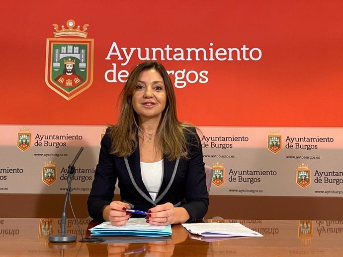 La portavoz del Grupo Municipal del PP de Burgos, Carolina Blasco.