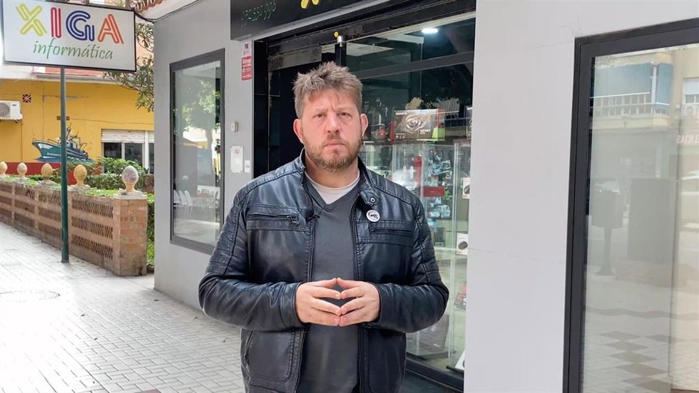 Nicolás Sguiglia, portavoz de Unidas Podemos por Málaga en el Ayuntamiento de Málaga