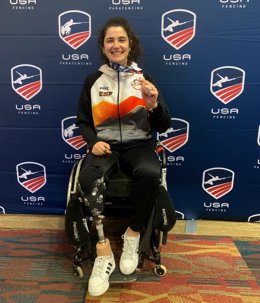 La española Judith Rodríguez conquista el bronce en espada en la Copa del Mundo de esgrima en silla de ruedas