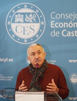 Pepe Álvarez en la jornada 'Encuentros de la Ser de Castilla y León y el CES'