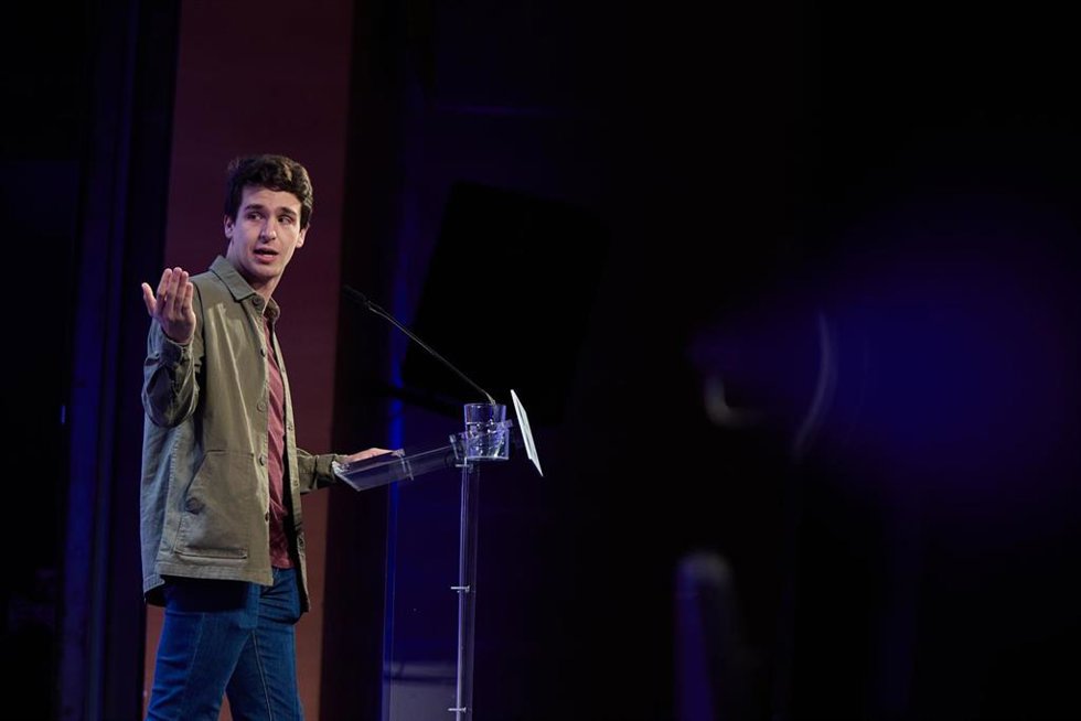 Archivo - El presidente electo de Nuevas Generaciones del PP de Madrid, Ignacio Dancausa, interviene durante el acto de clausura del XIII Congreso Autonómico Extraordinario de Nuevas Generaciones del PP, en el Auditorio Adolfo Suárez, a 5 de noviembre d
