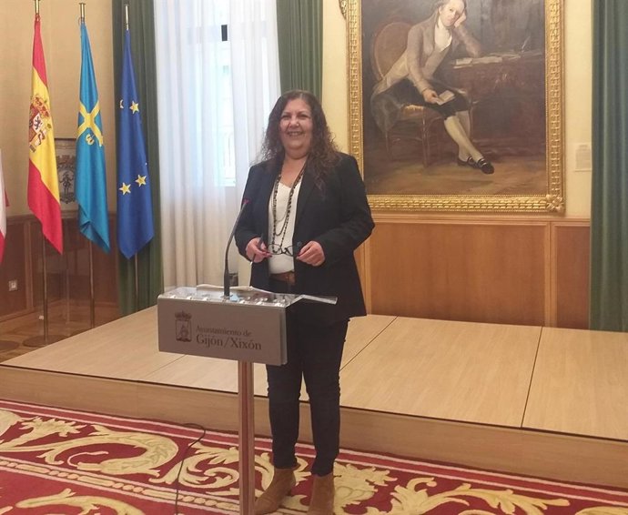 Marina Pineda, concejala de Hacienda en el  Ayuntamiento de Gijón