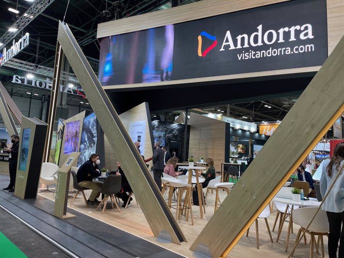 L'estand d'Andorra en l'edició 2022 de Fitur