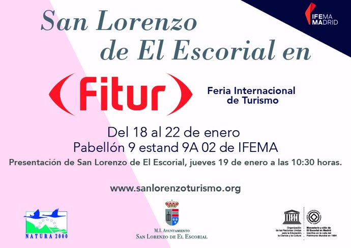 San Lorenzo de El Escorial participa un año más en la Feria Internacional del Turismo