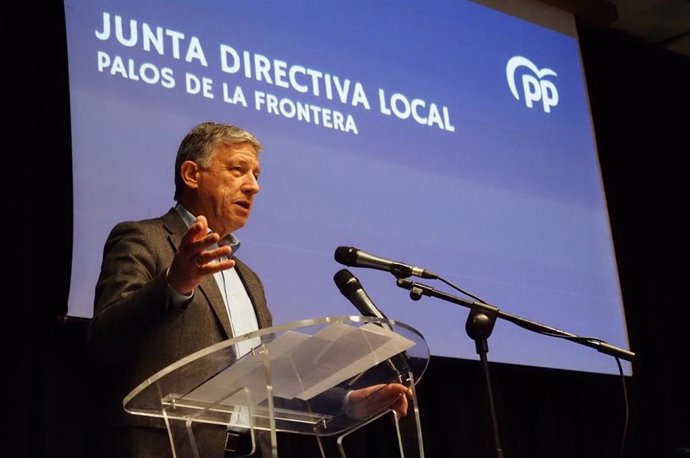 El actual alcalde de Palos y candidato del PP a las próximas elecciones municipales, Carmelo Romero.