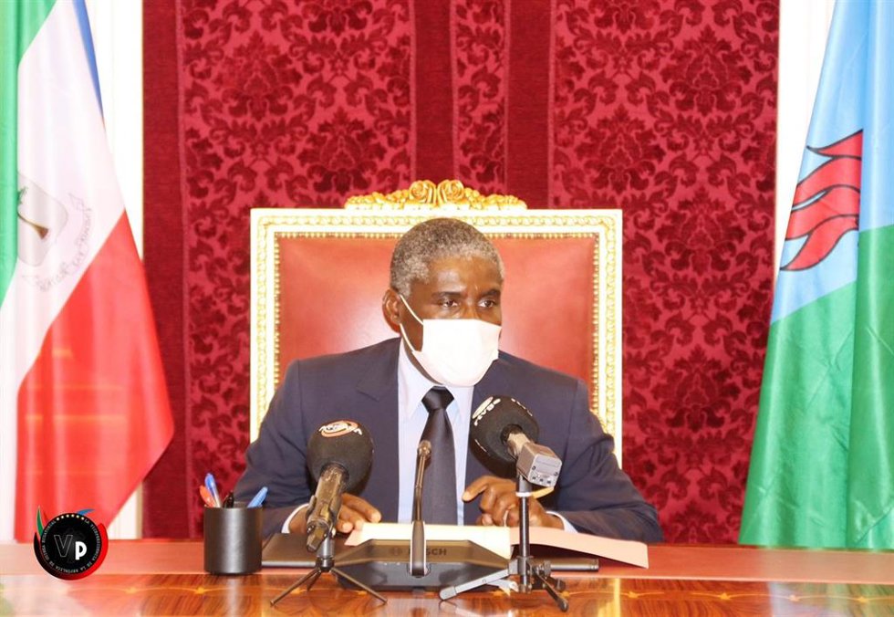 Archivo - El vicepresidente de Guinea Ecuatorial, Teodoro Nguema Obiang, 'Teodorín'
