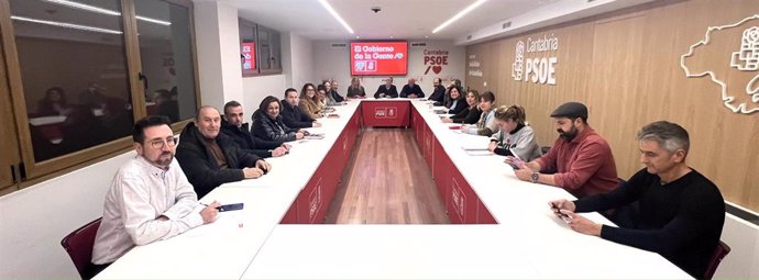 Reunión de la Comisión Ejecutiva Regional del PSOE de Cantabria