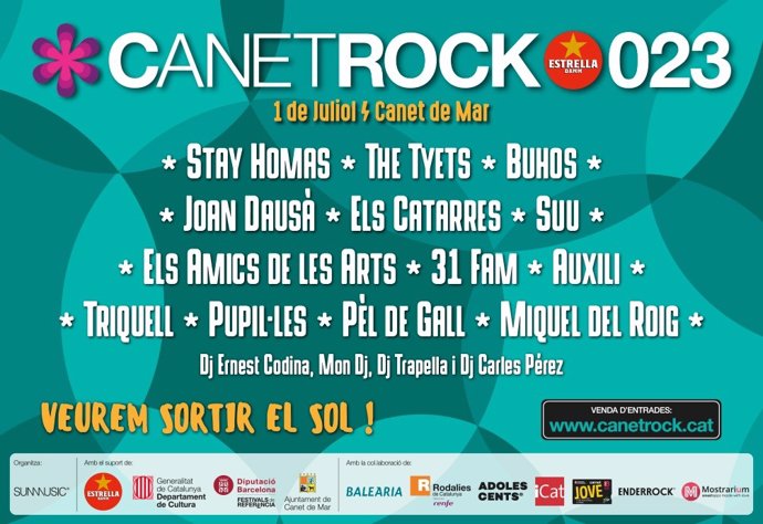 Cartel del Canet Rock 2023