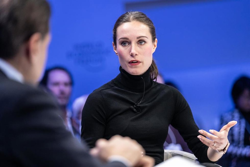 La primera ministra de Finlandia, Sanna Marin