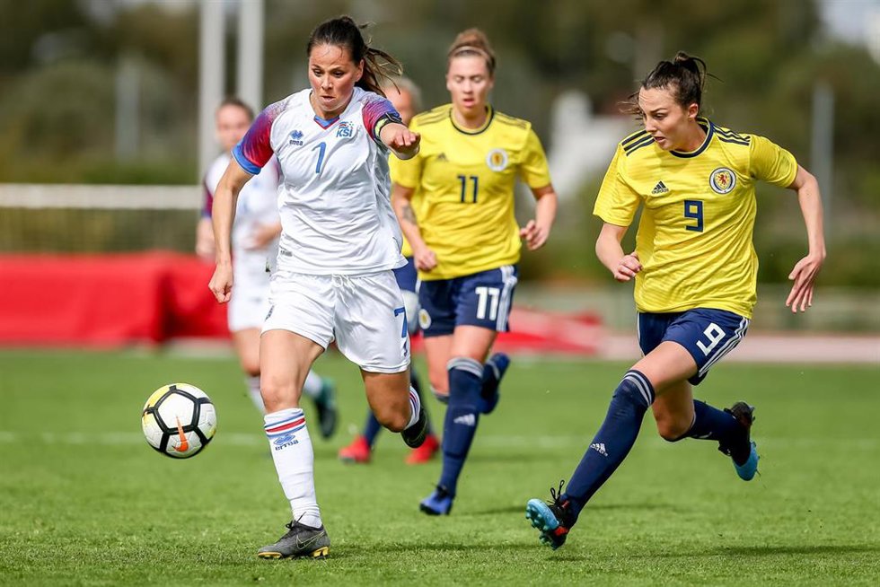 Archivo - La jugadora islandesa Sara Bjork Gunnarsdottir