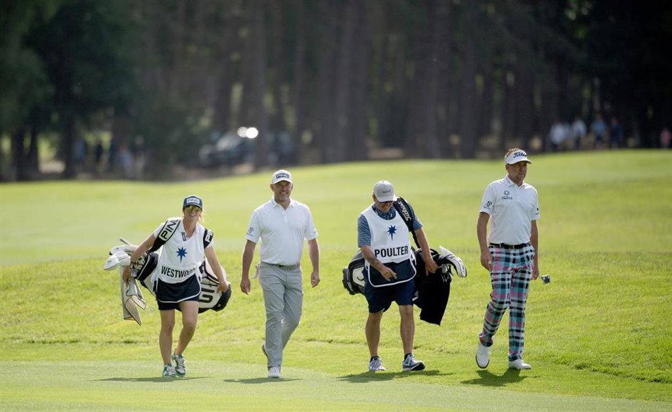 Archivo - Ian Poulter junto a Lee Westwood durante una cita de las LIV Golf Invitational Series