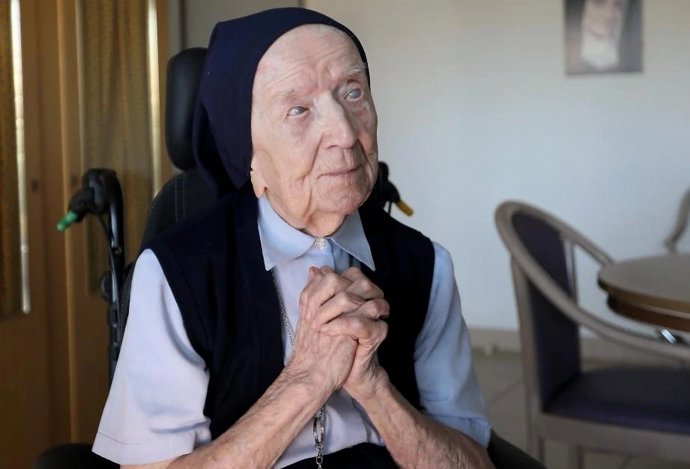 Archivo - La monja francesa Lucile Randon, coneguda com a sor André