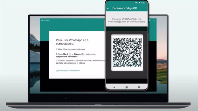 Código QR para la vinculación de dispositivos