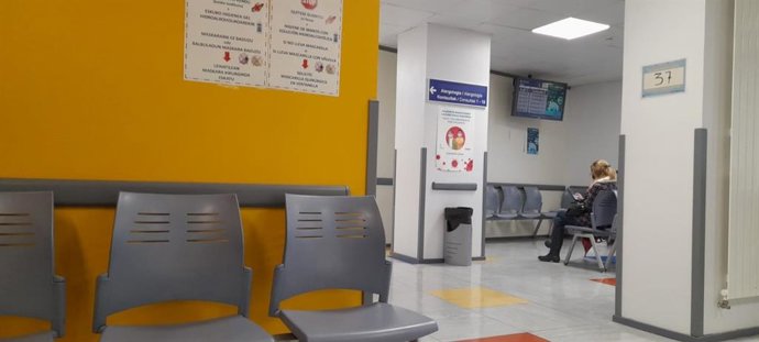 Sala de espera en un hospital vasco.