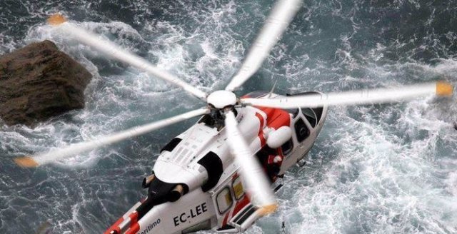 Archivo - Helicóptero de Salvamento Marítimo.