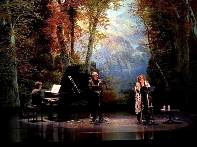 Un momento del recital 'Verso a Verso'.