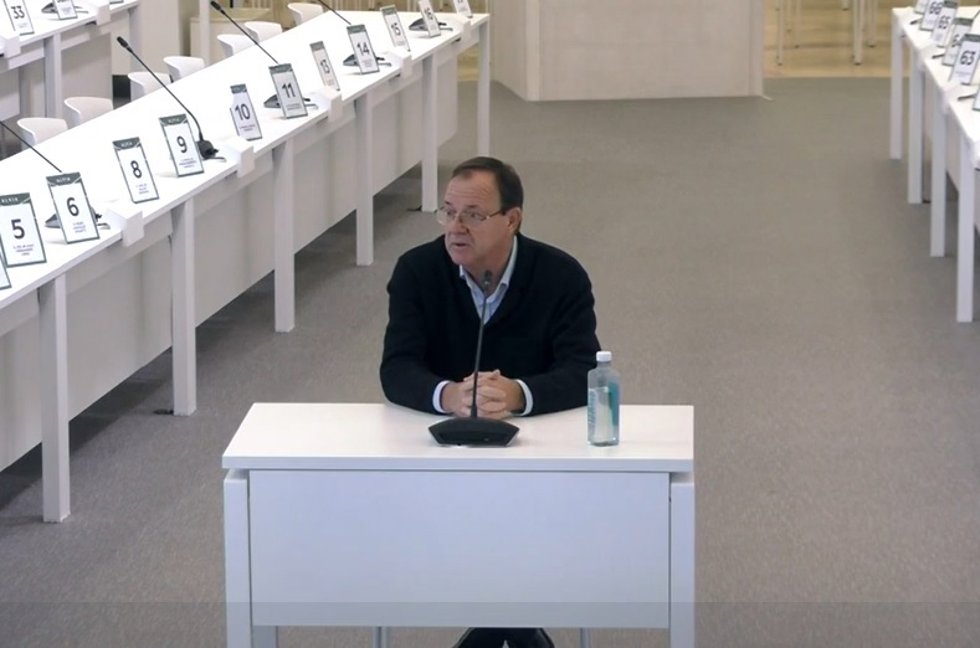 El secretario de la CIAF, Edmundo Parras