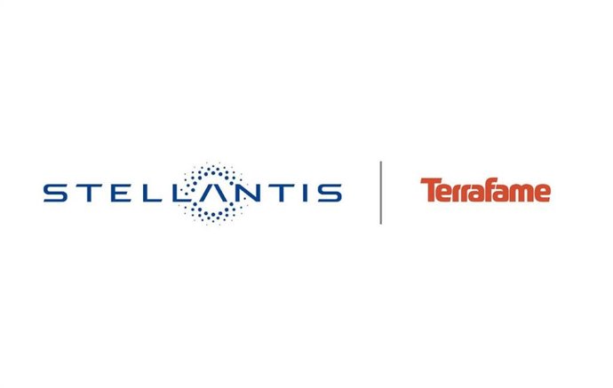 Los logotipos de Stellantis y Terrafame