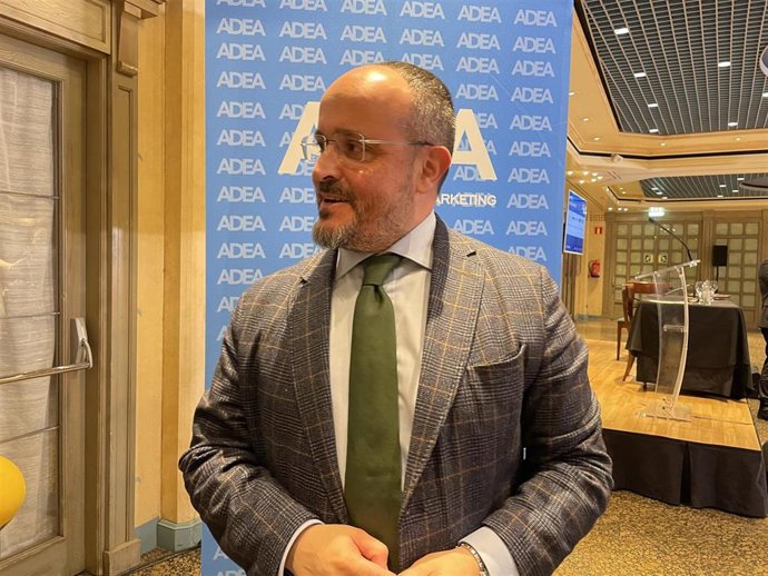 El presidente del Partido Popular de Cataluña, Alejandro Fernández.