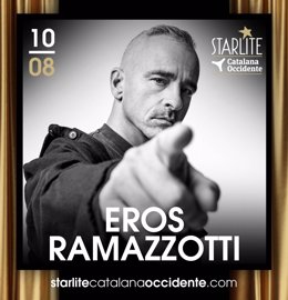 Eros Ramazzotti y su balada italiana se darán cita en Starlite el 10 de agosto.