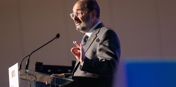 Javier Lambán en la inauguración de la jornada