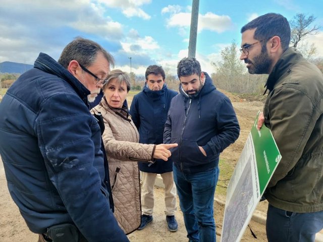 Vsita a las obras de la Agrupación de Vertidos de Puente Tabalas