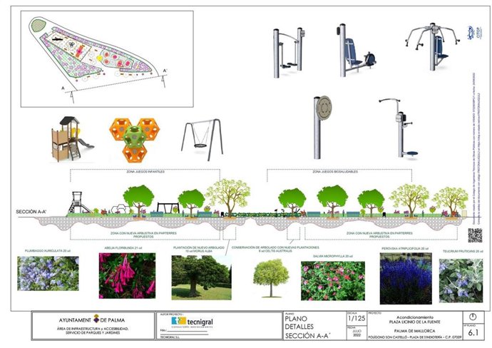 Cort invertirá 100.000 euros en la renovación de la plaza de Sa Indioteria.