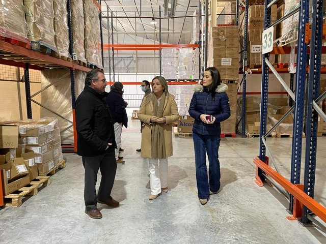 Visita al almacén logístico.