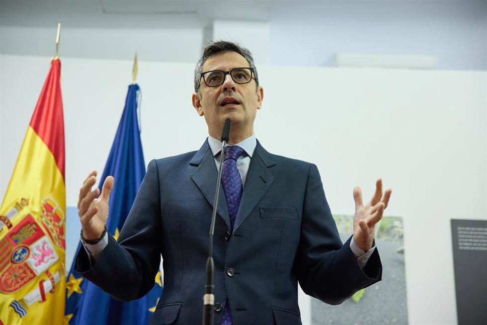 El ministro de la Presidencia, Relaciones con las Cortes y Memoria Democrática, Félix Bolaños.