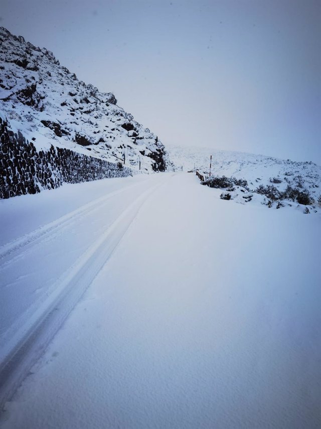 Nieve en el Teide