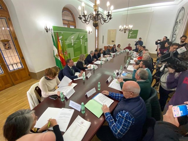 Archivo - Reunión de la comisión institucional celebrada el lunes.