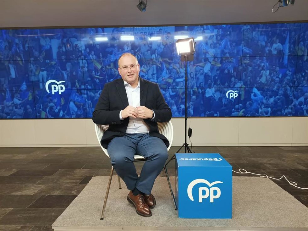 El vicesecretario de Organización Territorial del PP, Miguel Tellado, en una imagen de archivo