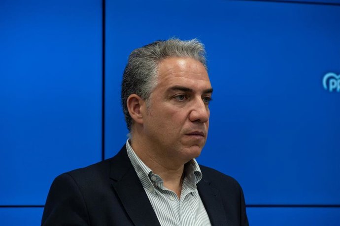 Archivo - El coordinador general del PP, Elías Bendodo.