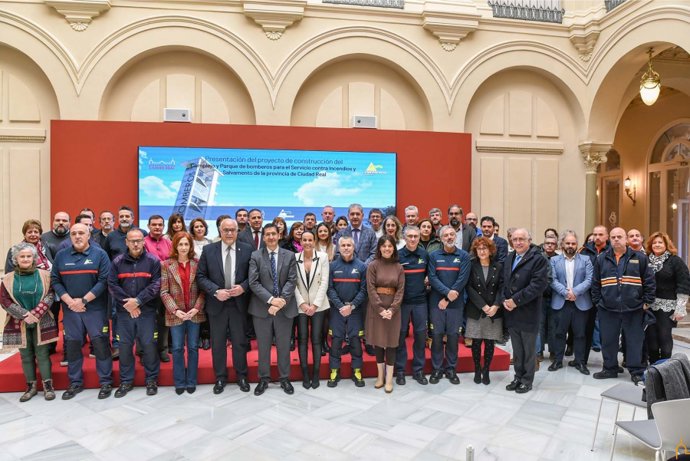 Presentación del nuevo parque de bomberos.