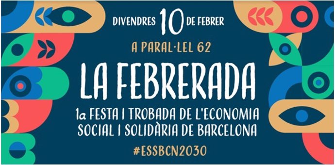Cartel de la jornada de economía social y solidaria 'La Febrerada'.