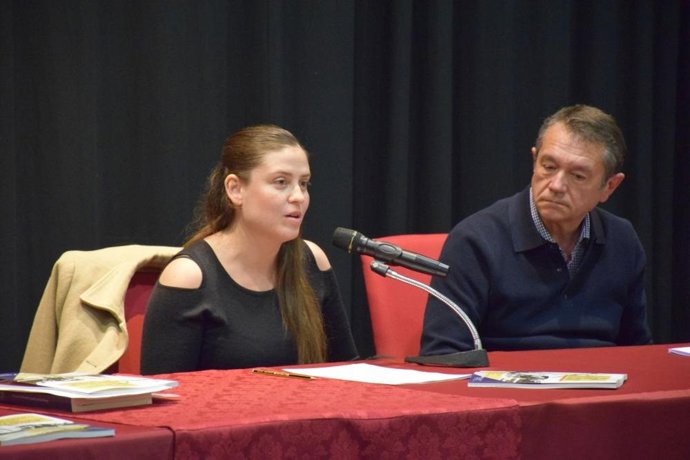 La consellera insular de Sostenibilidad y Medio Ambiente, Aurora Ribot, durante la presentación del libro.
