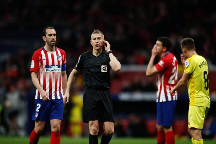 Archivo - Ignacio Iglesias Villanueva en un partido de LaLiga Santander entre el Atlético de Madrid y el Girona en el Cívitas Metropolitano de Madrid.