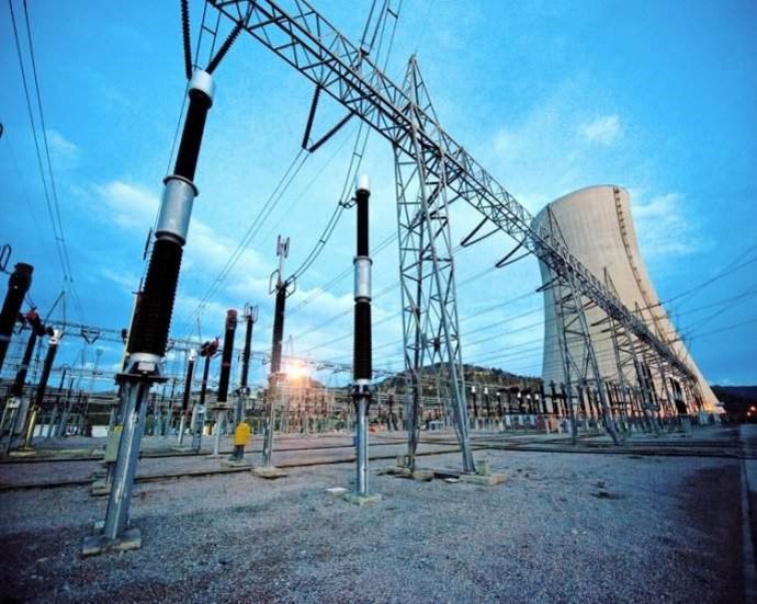 Parque eléctrico de la central nuclear de Ascó (Tarragona)