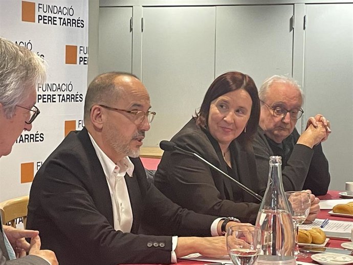El conseller de Derechos Sociales, en su intervención en el Frum Social Pere Tarrés