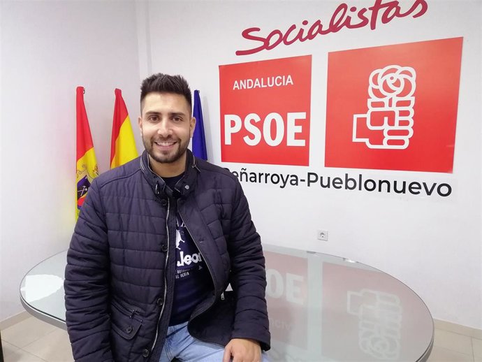 El secretario general del PSOE de Peñarroya y candidato a la Alcaldía, Víctor Manuel Pedregosa.