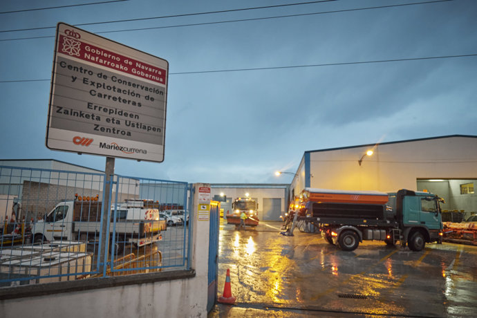 Señalización del Centro de Conservación y Explotación de Carreteras