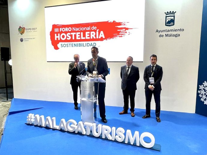 Presentación del Foro Nacional de Hostelería que acoge Málaga en febrero